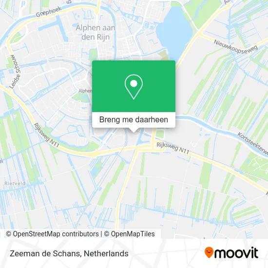 Zeeman de Schans kaart