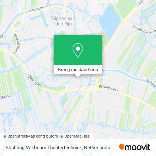 Stichting Vakbeurs Theatertechniek kaart