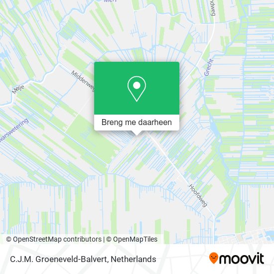 C.J.M. Groeneveld-Balvert kaart