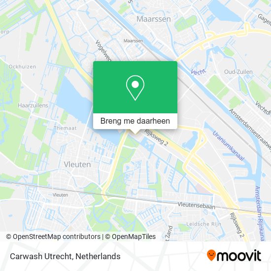 Carwash Utrecht kaart