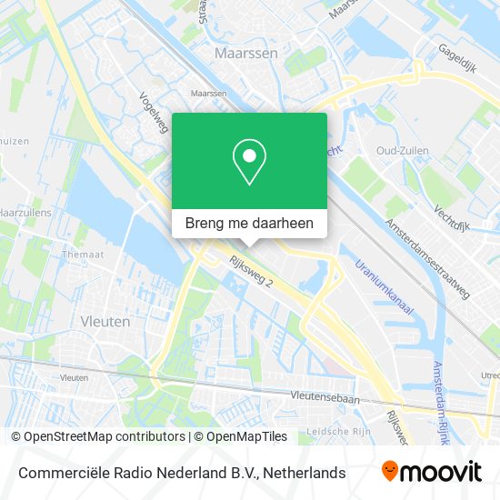 Commerciële Radio Nederland B.V. kaart