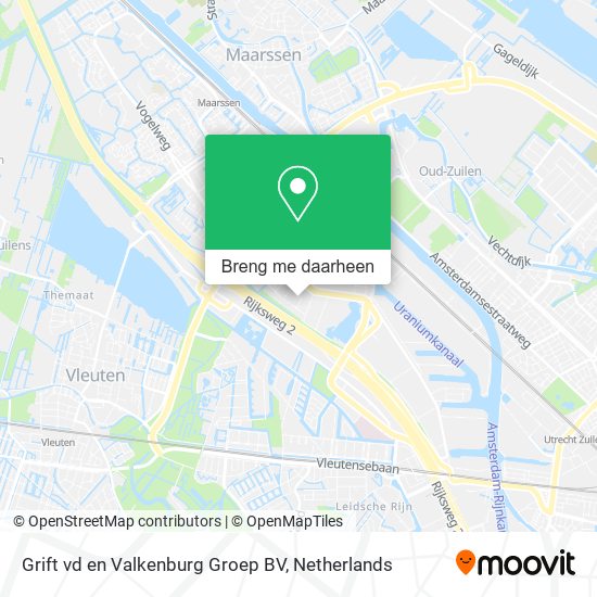 Grift vd en Valkenburg Groep BV kaart