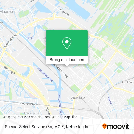 Special Select Service (3s) V.O.F. kaart