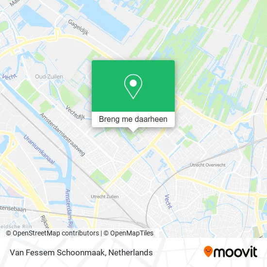 Van Fessem Schoonmaak kaart