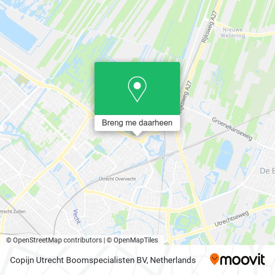Copijn Utrecht Boomspecialisten BV kaart
