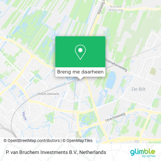P. van Bruchem Investments B.V. kaart