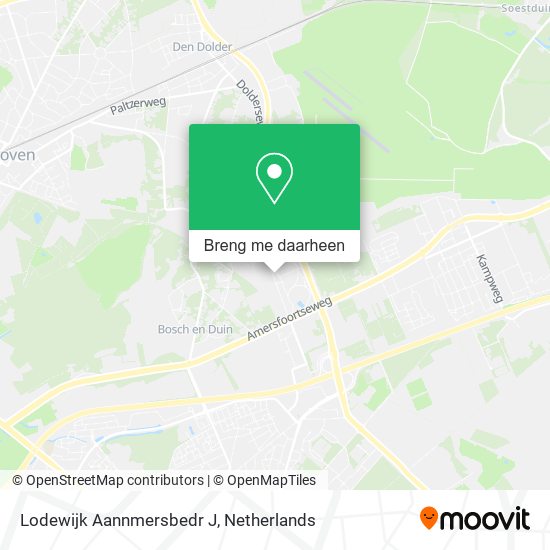 Lodewijk Aannmersbedr J kaart