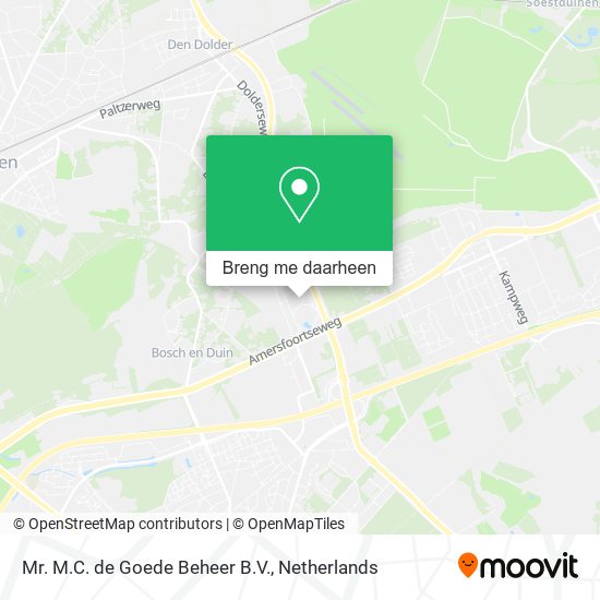 Mr. M.C. de Goede Beheer B.V. kaart