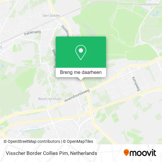 Visscher Border Collies Pim kaart