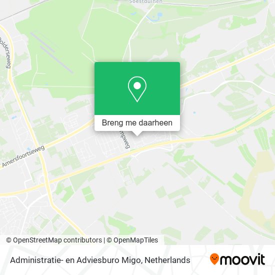 Administratie- en Adviesburo Migo kaart
