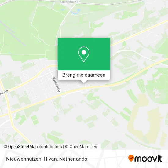 Nieuwenhuizen, H van kaart