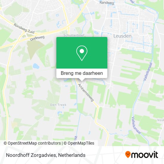 Noordhoff Zorgadvies kaart