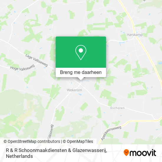 R & R Schoonmaakdiensten & Glazenwasserij kaart