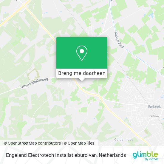 Engeland Electrotech Installatieburo van kaart