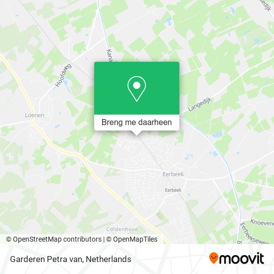 Garderen Petra van kaart