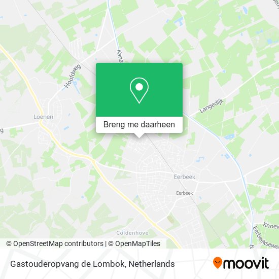 Gastouderopvang de Lombok kaart