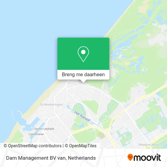 Dam Management BV van kaart