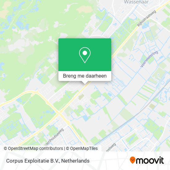 Corpus Exploitatie B.V. kaart