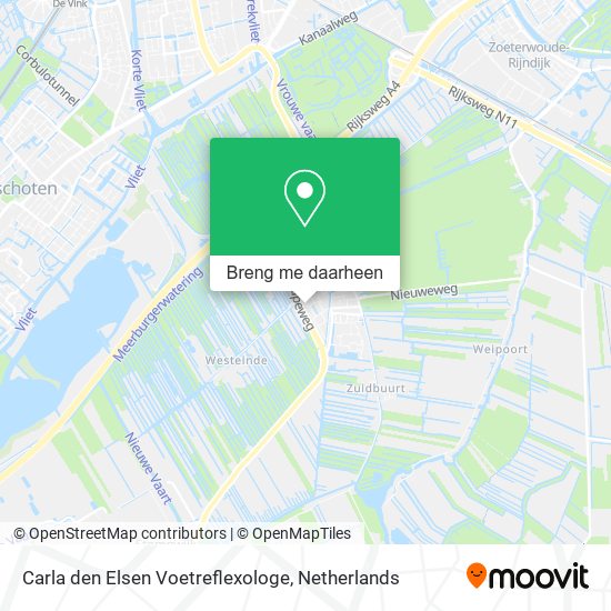 Carla den Elsen Voetreflexologe kaart