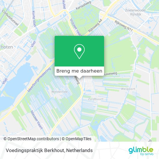 Voedingspraktijk Berkhout kaart