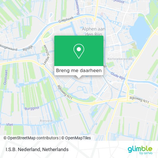 I.S.B. Nederland kaart