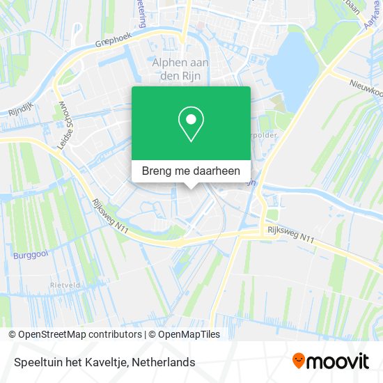 Speeltuin het Kaveltje kaart