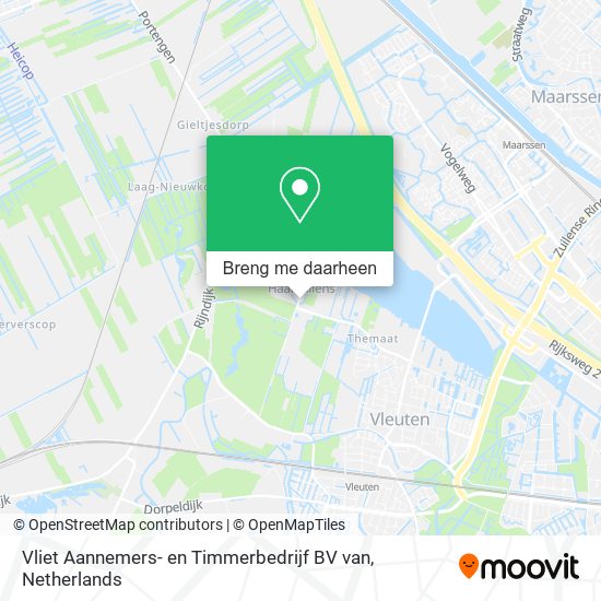 Vliet Aannemers- en Timmerbedrijf BV van kaart