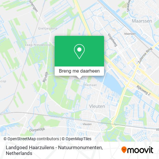 Landgoed Haarzuilens - Natuurmonumenten kaart