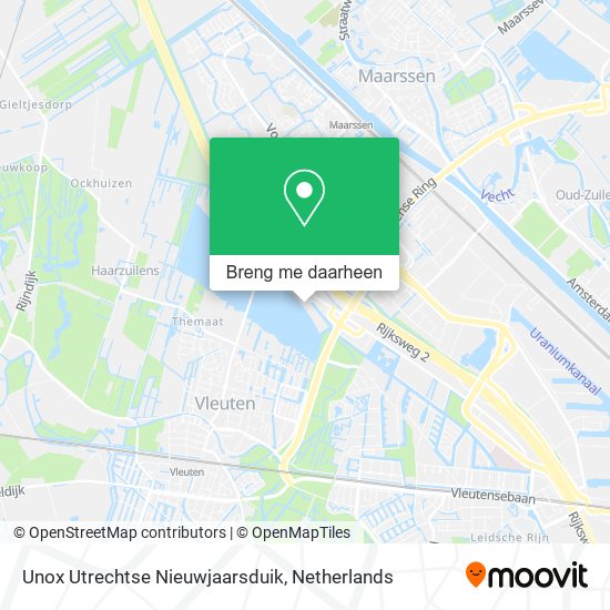 Unox Utrechtse Nieuwjaarsduik kaart