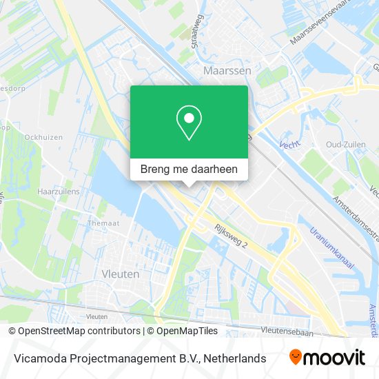 Vicamoda Projectmanagement B.V. kaart