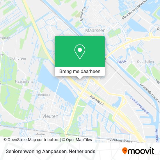 Seniorenwoning Aanpassen kaart