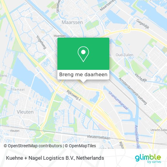 Kuehne + Nagel Logistics B.V. kaart
