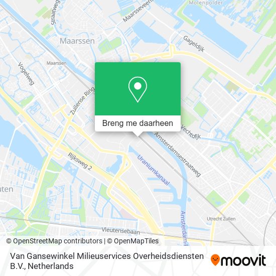 Van Gansewinkel Milieuservices Overheidsdiensten B.V. kaart