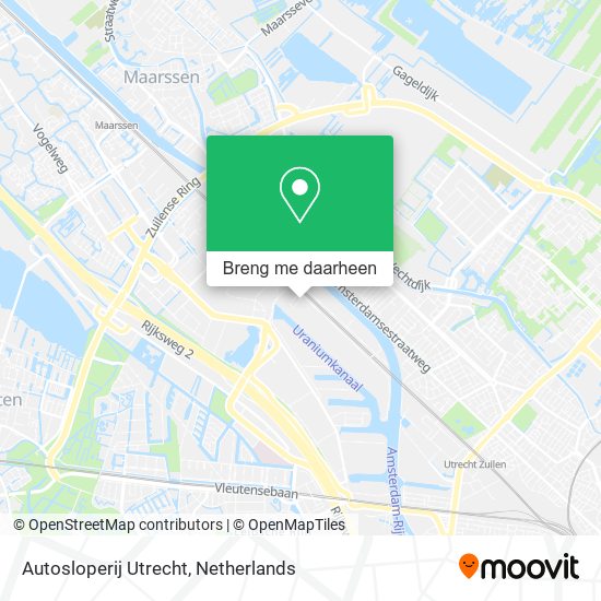 Autosloperij Utrecht kaart