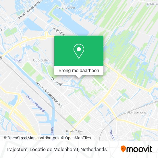 Trajectum, Locatie de Molenhorst kaart