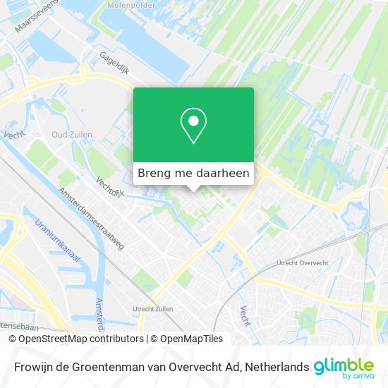 Frowijn de Groentenman van Overvecht Ad kaart