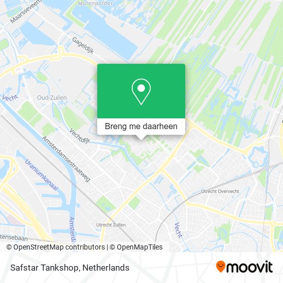 Safstar Tankshop kaart
