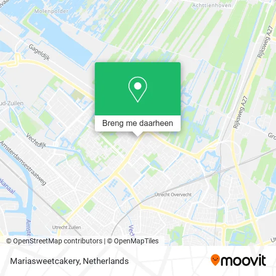 Mariasweetcakery kaart