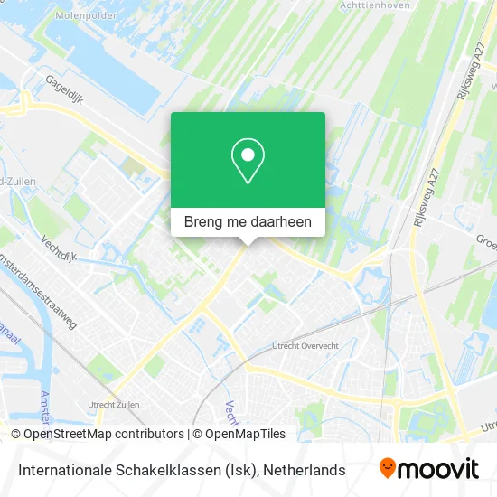 Internationale Schakelklassen (Isk) kaart