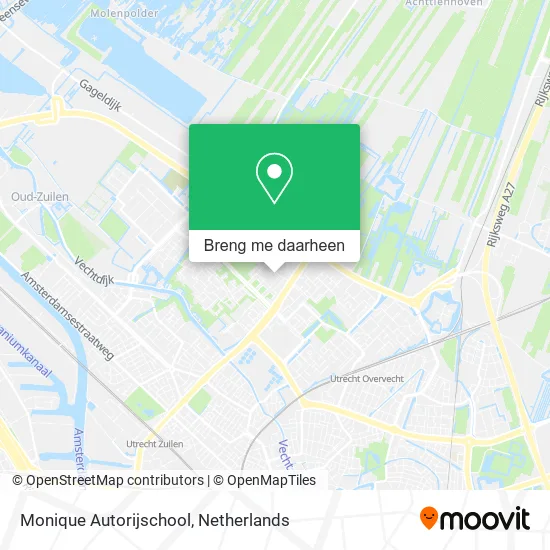 Monique Autorijschool kaart