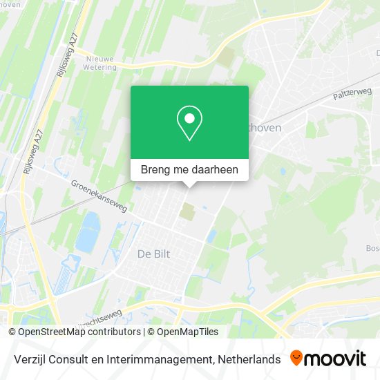 Verzijl Consult en Interimmanagement kaart