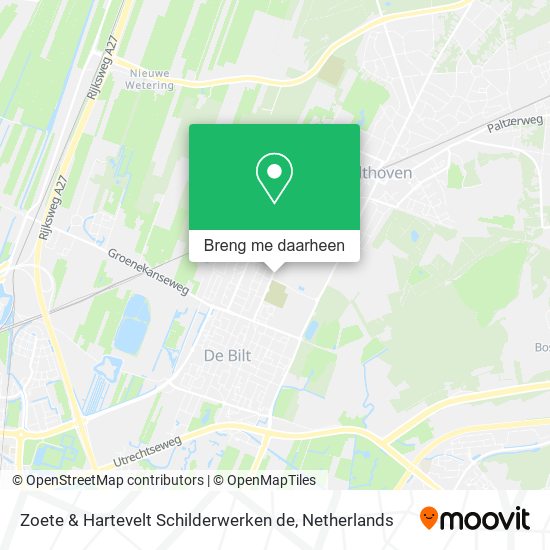 Zoete & Hartevelt Schilderwerken de kaart