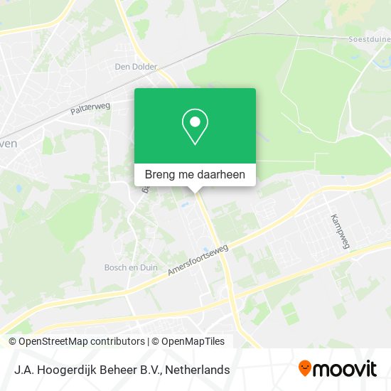 J.A. Hoogerdijk Beheer B.V. kaart