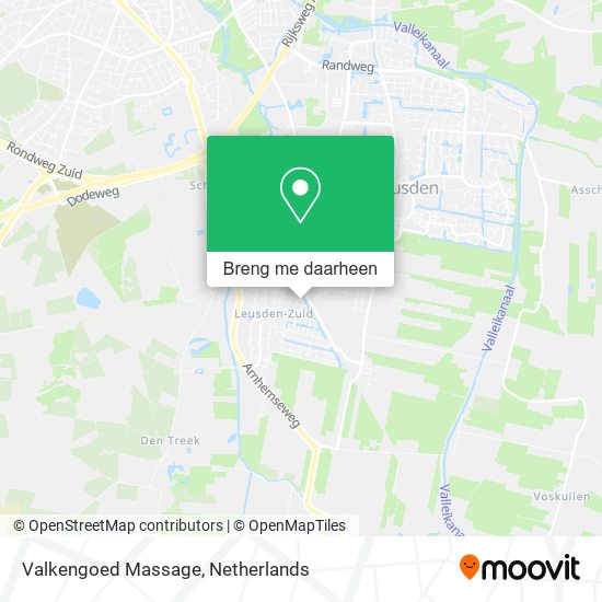 Valkengoed Massage kaart