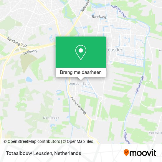 Totaalbouw Leusden kaart