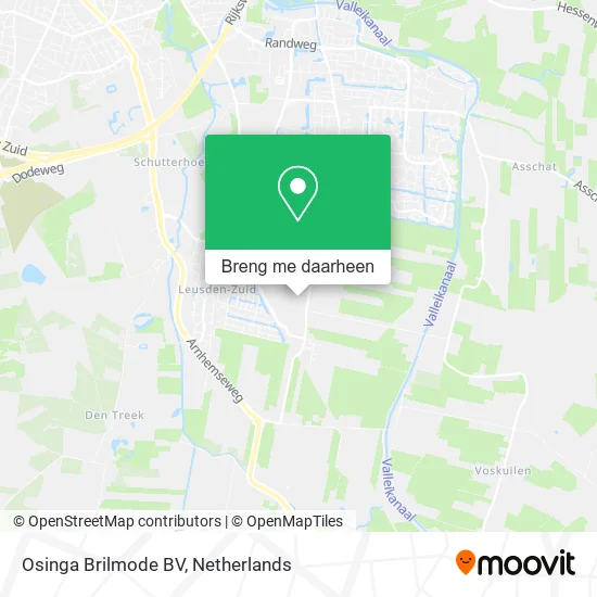 Osinga Brilmode BV kaart