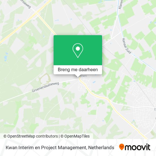 Kwan Interim en Project Management kaart