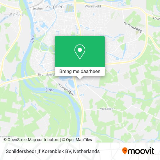 Schildersbedrijf Korenblek BV kaart