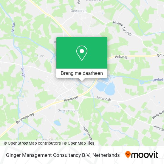Ginger Management Consultancy B.V. kaart
