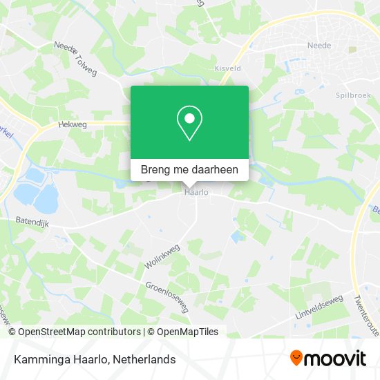 Kamminga Haarlo kaart